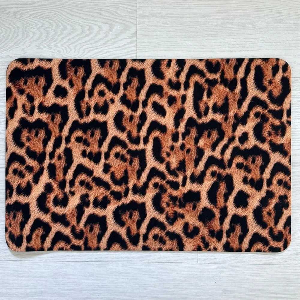 Leopard Mat Door Patio RubberAnimal Print New